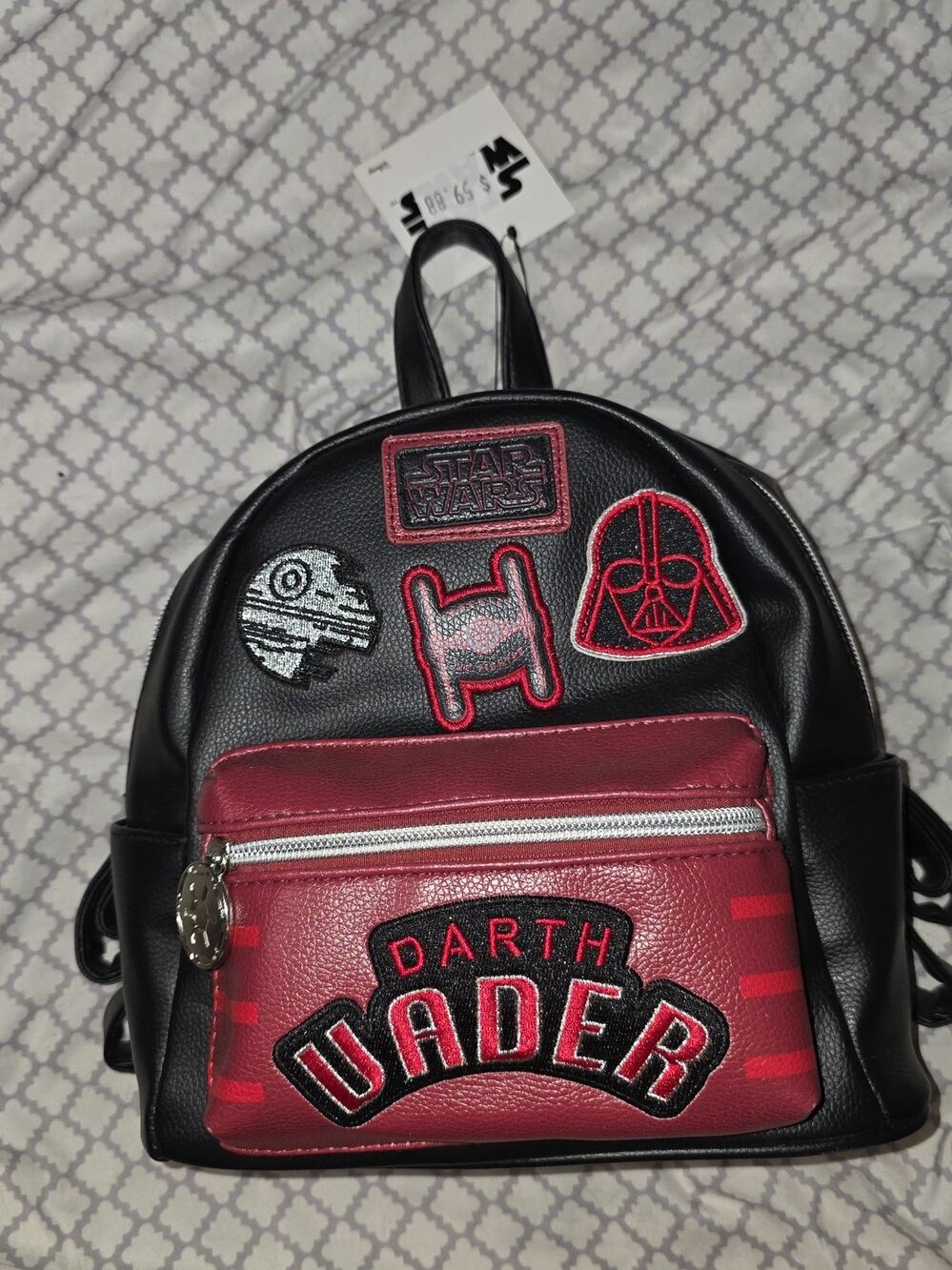 NWT concept one brand Disney star wars Darth Vader college mini backpack bookbag
